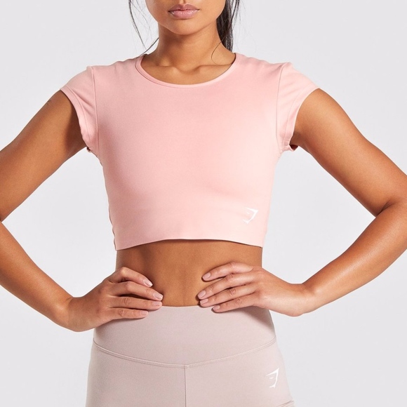 Gymshark Dreamy Cap Sleeve Crop Top 